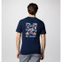Camiseta Columbia North Cascades™ Sleeve Homem Azul
