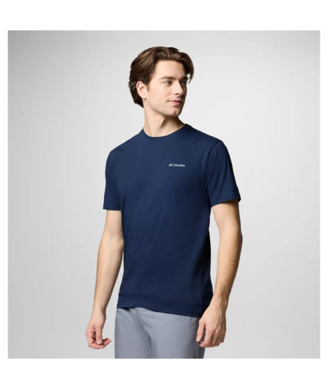 T-shirt Columbia North Cascades™ Sleeve Homme Bleu