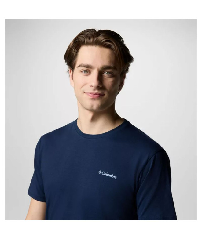 T-shirt Columbia North Cascades™ Sleeve Homme Bleu