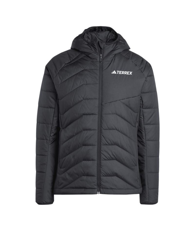 Casaco de Montanha adidas Terrex Multi Synthetic Insulated Hooded Homem Preto