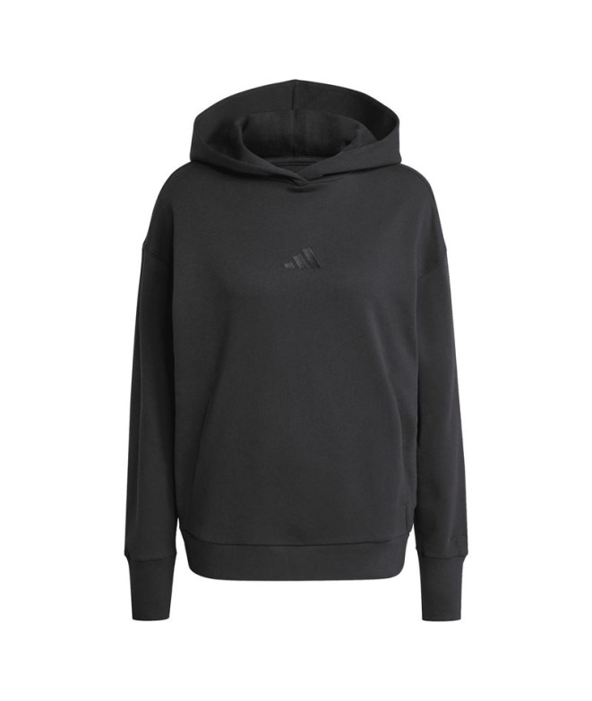 Sudadera adidas All Szn French Terry Loose Hoodie Mujer Negro