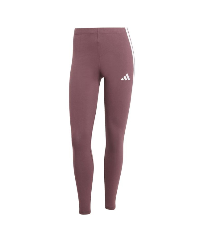 Mallas adidas 3 Bandas Sj Mujer Rubaur/Blanco