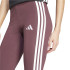Collants adidas 3 Bandes Sj Femme Rubaur/Blanc