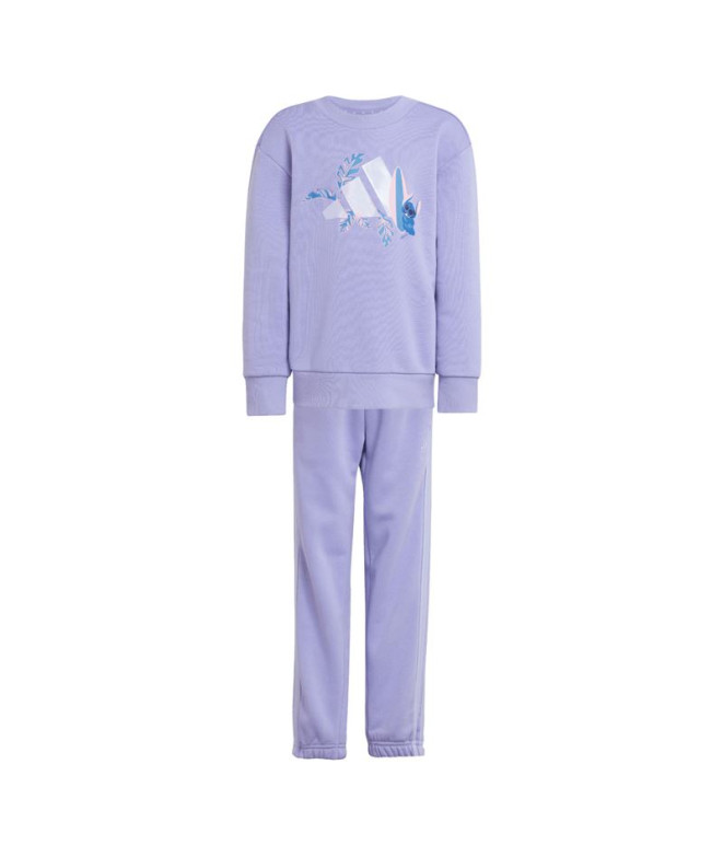 Chandal adidas Lk Dy Ls Jog Bebês Roxo