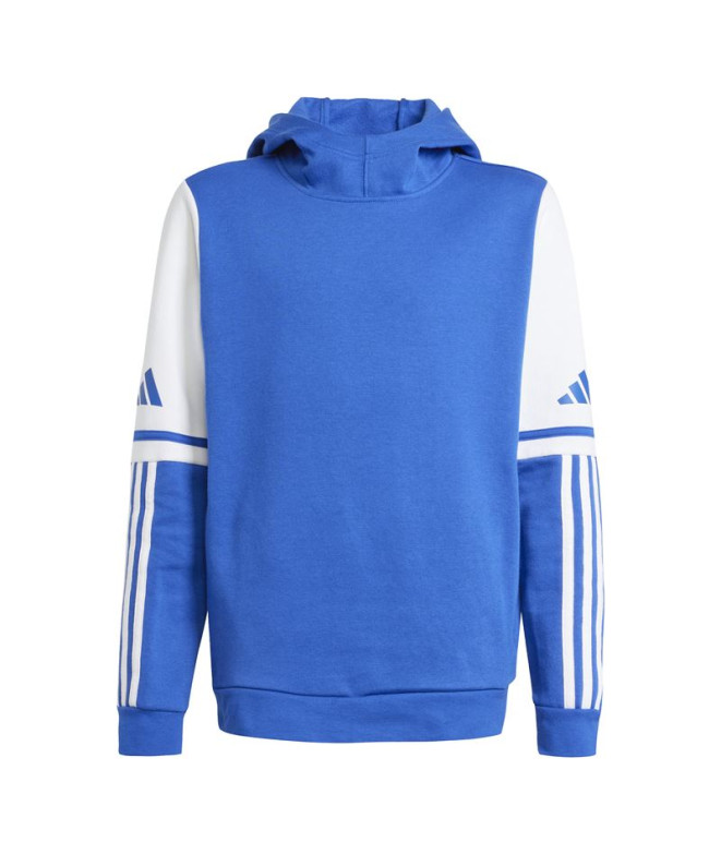 Sudadera de Fútbol adidas Squadra25 Sw Hood Infantil Azul/Blanco
