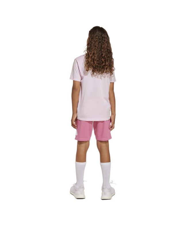 Ensemble adidas Bl T-Set Enfant Rose