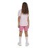 Conjunto adidas Bl T-Set Infantil Rosa