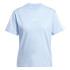 Camiseta adidas 3 Bandas Sj Mulher Azul/Branco
