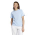 Camiseta adidas 3 Bandas Sj Mulher Azul/Branco