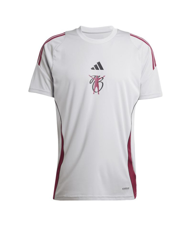 Camiseta de Fútbol adidas Jb Tiro Jsy Hombre Gris