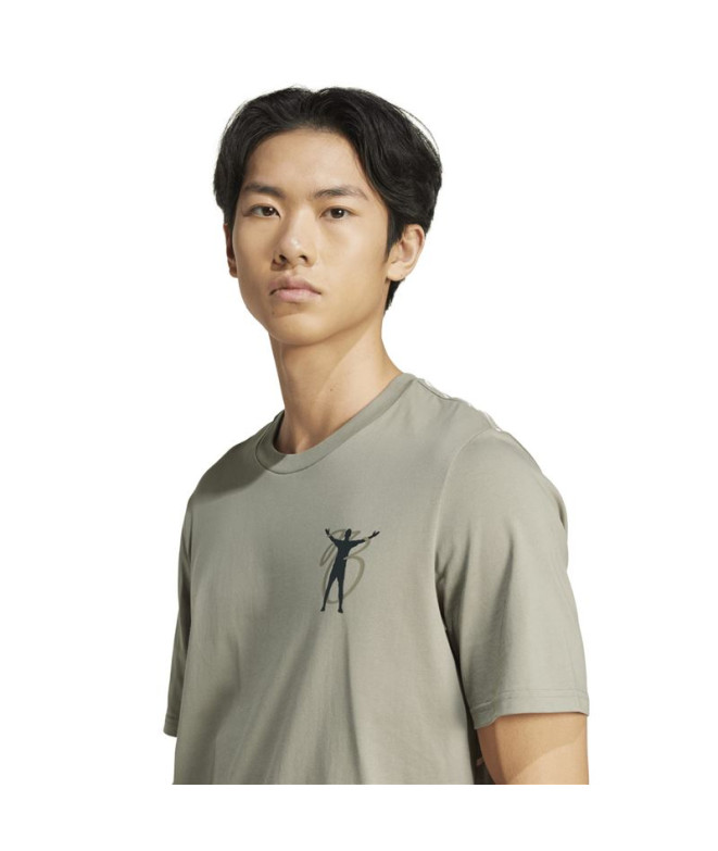 Camiseta de Futebol adidas Jb Cw Homem Arcilla