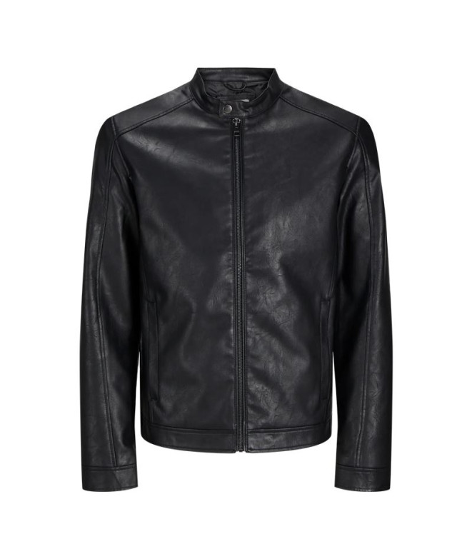 Chaqueta Jack and Jones Jjedylan Clean Pu Jacket  Hombre Negro