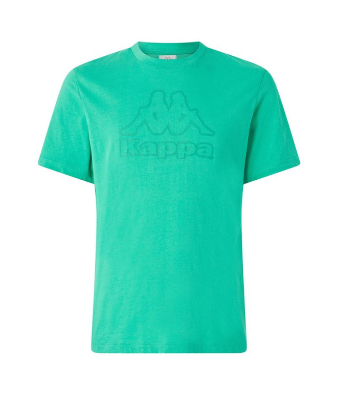 Camiseta  Kappa Cremy Green Blarney/Green Freeze Hombre