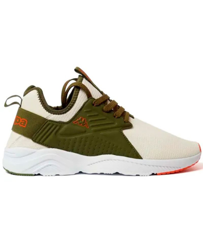 Zapatillas Kappa San Puerto Hombre Blanco Tofu/Verde Pesto/Rojo Ora
