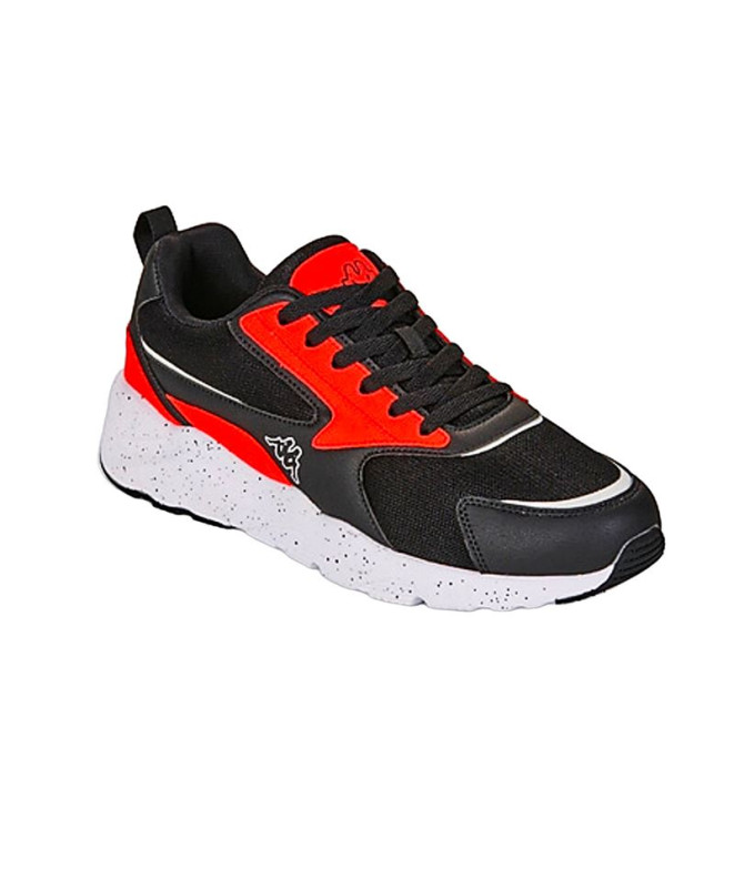 Zapatillas  Kappa Logo Safir Black/Red Blaze