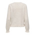 Chaqueta Only Jdyletty L/S On Frill Knt Noos Birch Detail:Melange Mujer