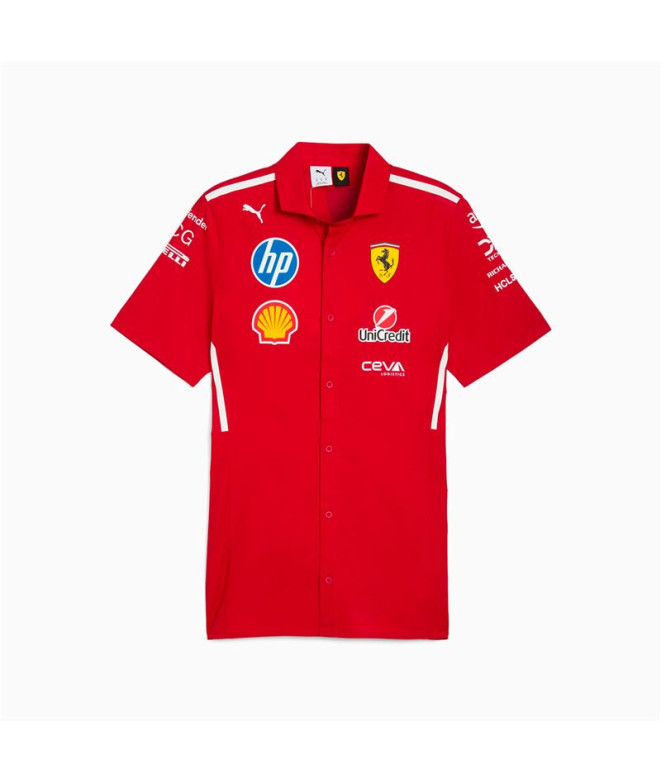 Jupe Puma Sf Team Shir Cerise Foncée, Femme