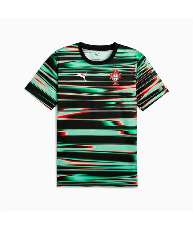 Moletom de Futebol Puma Fpf Prematch Ss Jers, Preto, Homem