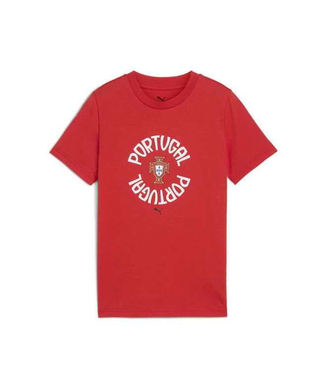 Camiseta de Fútbol Puma Fpf Ftblnrgy ,Sport Red, Niño