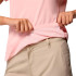 Camiseta de Montanha Columbia Zero Rules™ Light Ss Crew Mulher Rosa