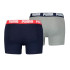 Cuecas Puma Basic Boxer 2P Homem Cinza/Azul