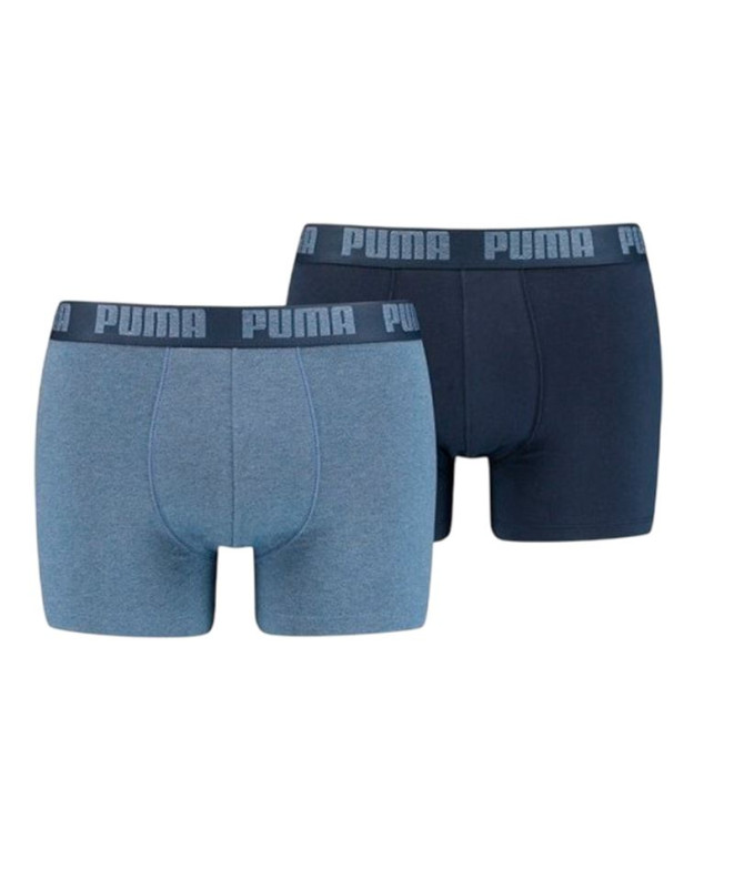 Calzoncillos Puma Basic Boxer 2 P Hombre Azul