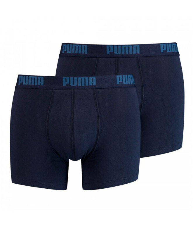 Calzoncillos Puma Basic Boxer 2P Hombre Azul Marino
