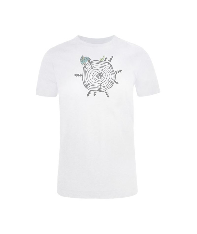 Camiseta de montaña Joluvi Wood Blanco