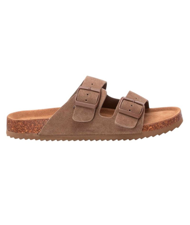 Sandalias XTI Serraje Taupe Mujer