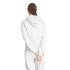 Moletom adidas 3 Bandas Fl Fz Hd Mulher Cinza claro mesclado/branco