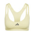 Sutiã esportivo de Fitness adidas Aerim Ls Strngt Mulher Amarelo