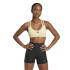 Sutiã esportivo de Fitness adidas Aerim Ls Strngt Mulher Amarelo
