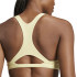Sutiã esportivo de Fitness adidas Aerim Ls Strngt Mulher Amarelo