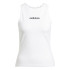 T-shirt adidas Linear Sj Tank Femme Blanc/Noir