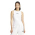 T-shirt adidas Linear Sj Tank Femme Blanc/Noir