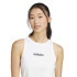 T-shirt adidas Linear Sj Tank Femme Blanc/Noir