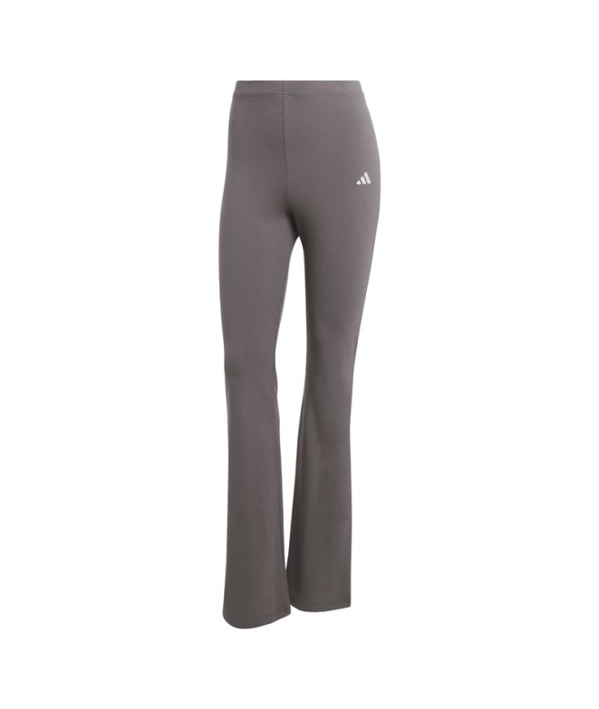 Mallas adidas Small Logo Sj Flarleg Mujer Esdegr/Blanco