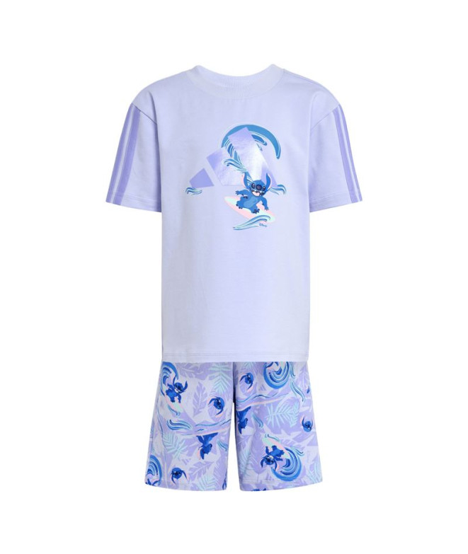 Ensemble adidas Lk Dy Ls Set Bébés Tonvio/Morado