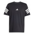 Camiseta adidas Future Icons 3 Bandas Reg Hombre Negro