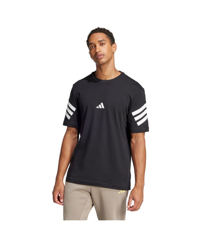 Camiseta adidas Future Icons 3 Bandas Reg Homem...