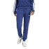 Calça adidas 3 Bandas French Terry Cf Mulher Azul Escuro/Branco