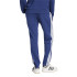 Calça adidas 3 Bandas French Terry Cf Mulher Azul Escuro/Branco