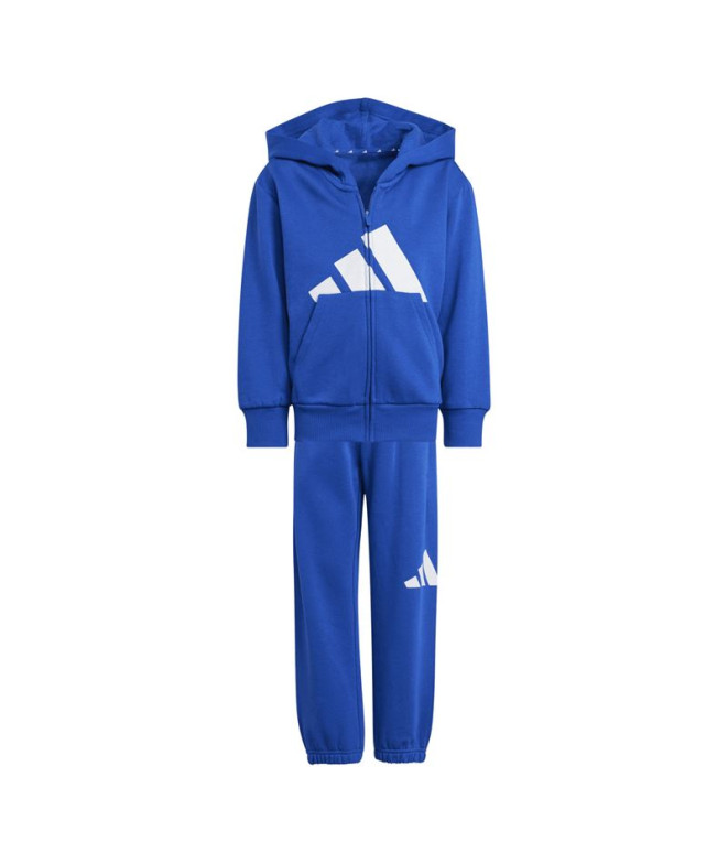 Chandal adidas Lk Bl Fl Fz Infantil Azul/Blanco