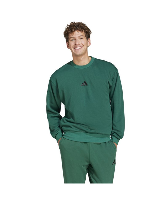 Moletom adidas Feelcozy Swt Homem Verde...