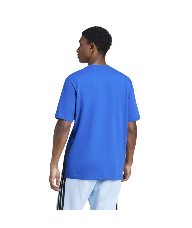 T-shirt adidas 3 Bandas Sj Homme Bleu/Noir