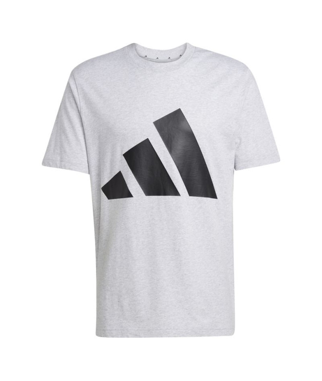 Camiseta adidas Big Logo Sj Hombre Gris/Negro