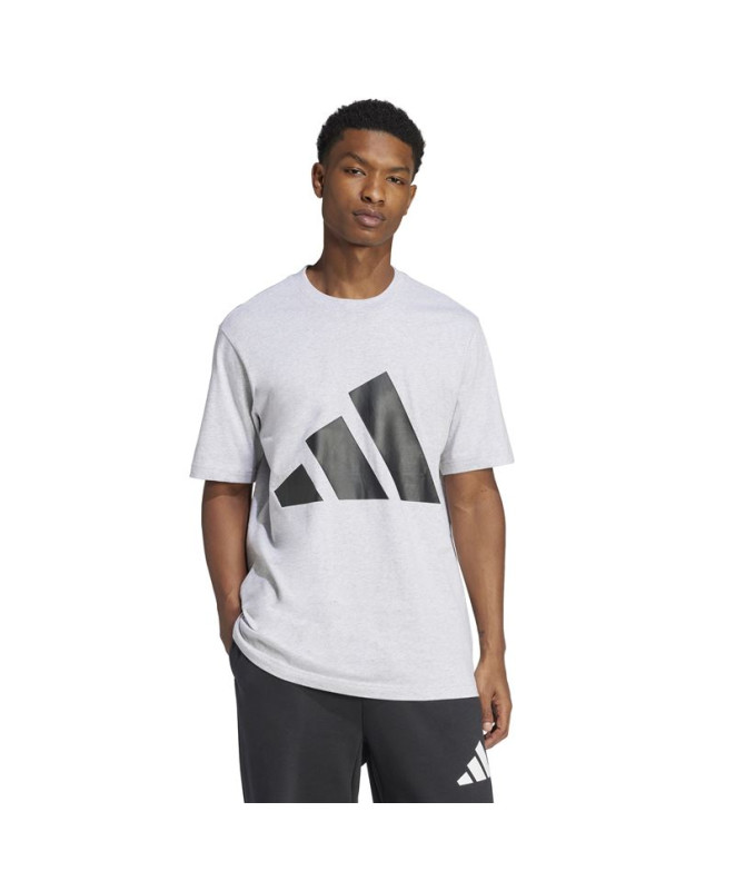 Camiseta adidas Big Logo Sj Hombre Gris/Negro