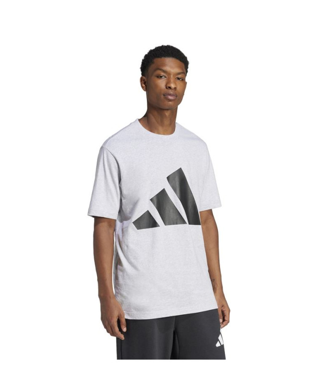 Camiseta adidas Big Logo Sj Homem Cinza/Preto