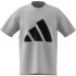 T-shirt adidas Big Logo Sj Homme Gris/Noir