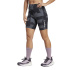 Calça de Montanha adidas Wmt 8In Aop Mulher Carbono/Preto